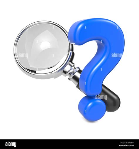 Magnifying Glass With Question Mark Stock Photo Alamy