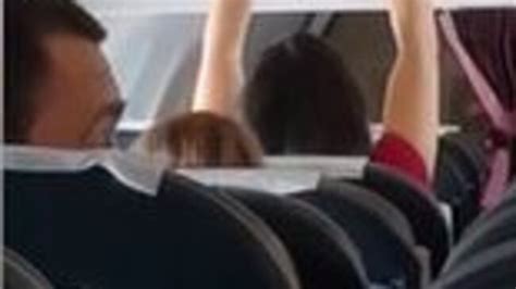 Woman Caught Drying Underwear On Plane In Footage L Video