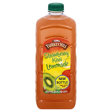 Turkey Hill Strawberry Kiwi Lemonade Gal Bottle Juice And