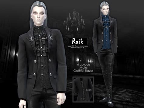 Raik Gothic Male Blazer Style Your Vampire With The Variations Found