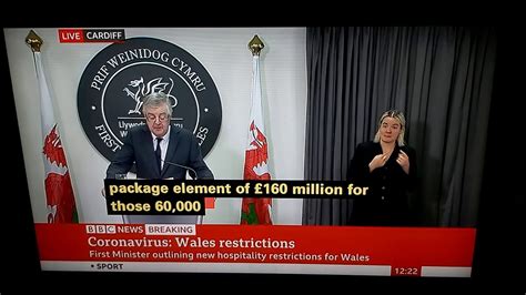 Welsh Government Press Briefings BSL Live At 12 15pm On BBC News
