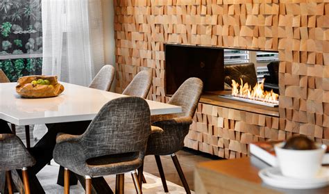 This stunning double-sided fire feature is testament to what can be