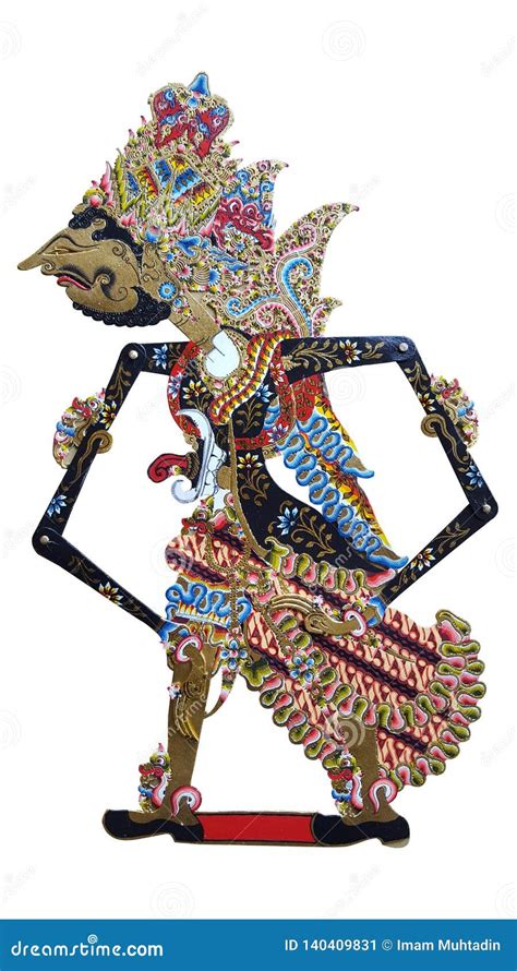 Wayang Kulit Or Shadow Puppets From Java Indonesia Puppet Show By