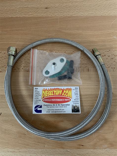 Super Hx30w Oil Feed Line Kit Needed To Supply An Holset Super Hx30