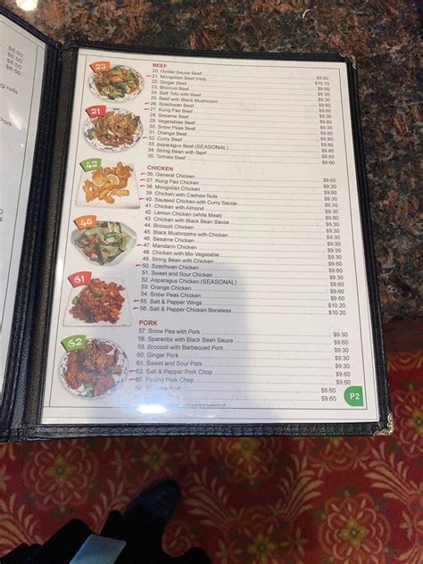 Menu At Mei Mei Chinese Food Restaurant Tracy