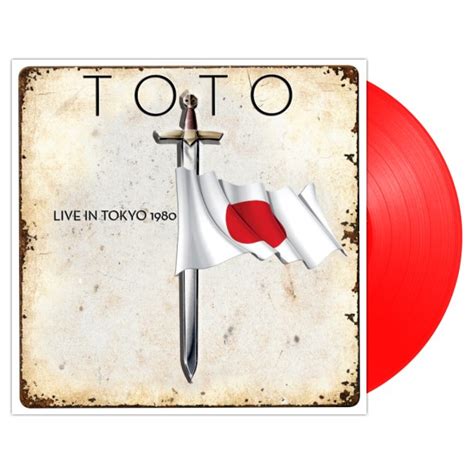 Toto Live In Tokyo 1980 Limited Edition Red Vinyl Lp