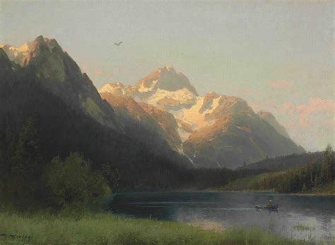 Hermann Herzog 1831 1932 Mountain Lake In Norway Christies