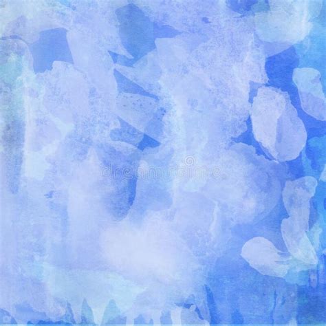 Abstract Pastel Watercolor Background Blue Sky Pink Pastel Watercolor