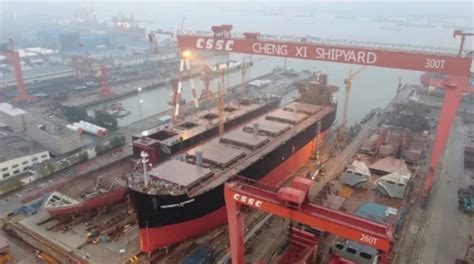Worlds Largest Wood Chip Carrier Launched In China Baird Maritime