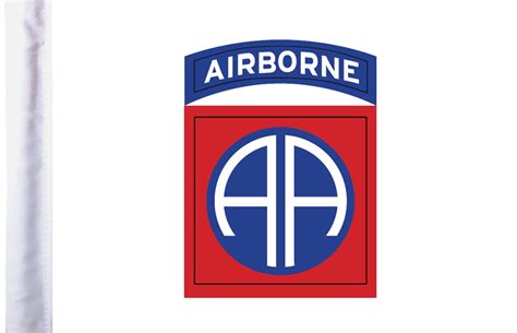 🔥 Free Download Us Army 82nd Airborne Motorcycle Flag White Background