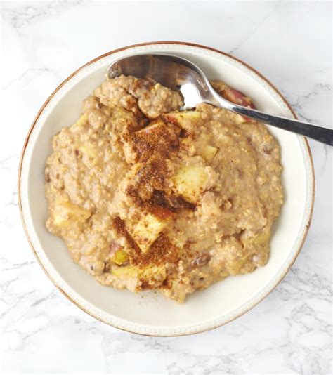 Maple Apple Porridge Warm And Comforting Inside The Rustic Kitchen