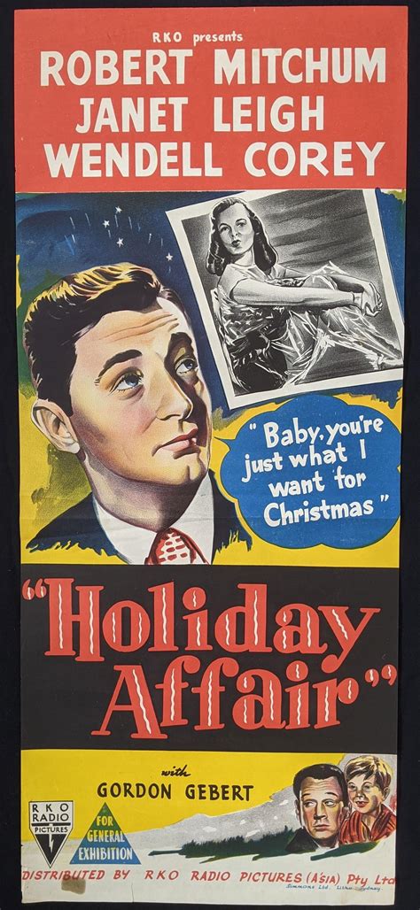 Lot Holiday Affair Starring Robert Mitchum And Janet Leigh Rko Radio