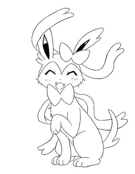 Glaceon Coloring Pages At Free Printable Colorings