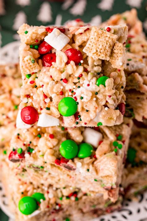 Christmas Rice Krispie Treats Food Folks And Fun