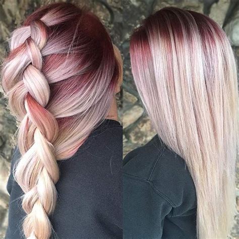28 Blonde And Burgundy Hairstyles Hairstyle Catalog