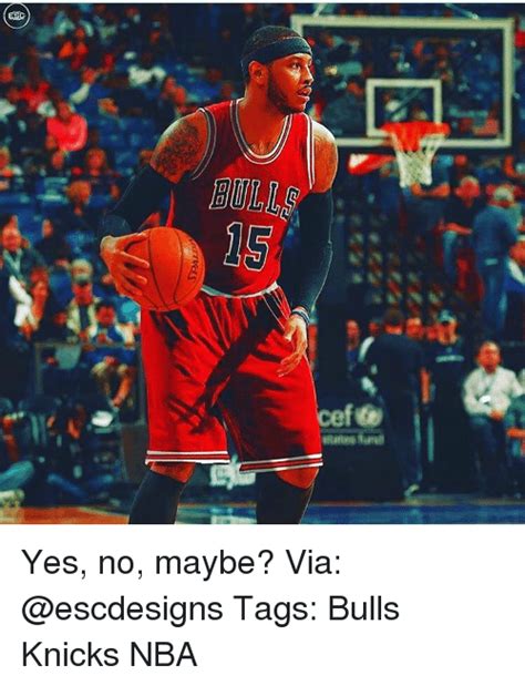 It's barely been a week and 2021 is already a mess. ESG 15 Yes No Maybe? Via Tags Bulls Knicks NBA | Meme on ...