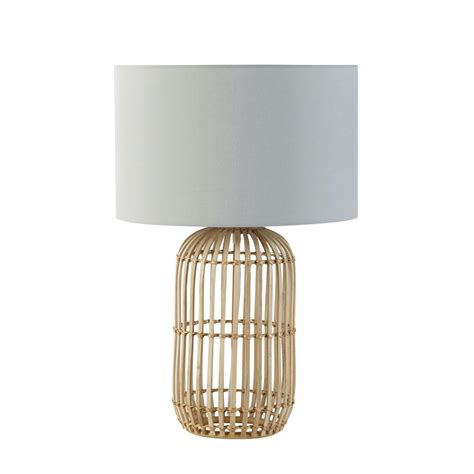 Nous vous le recommandons avec la famille de produits mambo. Lampe en rotin et abat-jour vert de gris Mithi | Maisons ...