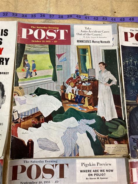 10 Saturday Evening Post Magazines 1955 1956 Schmalz Auctions