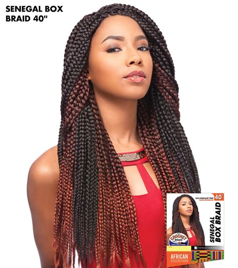 88 box braid hairstyles worth trying in 2020. SENEGAL BOX BRAID 40" - SENSATIONNEL CROCHET BRAIDING HAIR ...