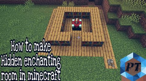 How To Make Hidden Enchanting Room In Minecraft Youtube