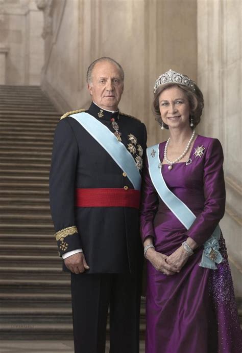 Retrato De Los Reyes De España Don Juan Carlos Y Doña Sofía Royal