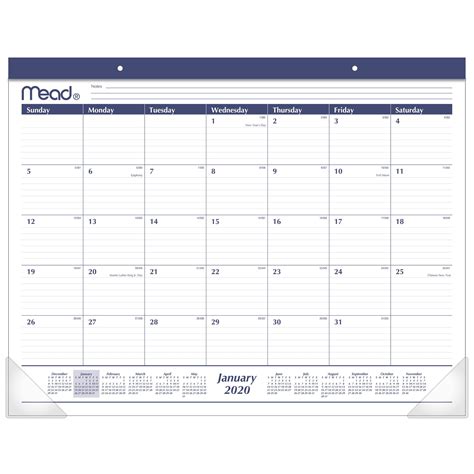 Mead Desk Calendar Printable Word Searches
