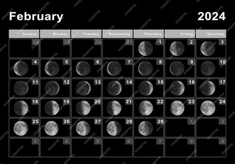 2024 February Calen2024 Moon Calendar Uk Free Jenda Lorette