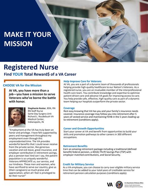 registered nurse total rewards of a va career flyer by vacareers issuu