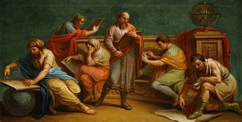 A Greek Philosopher And His Disciples Art Uk