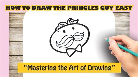 How To Draw The Pringles Guy Easy Youtube