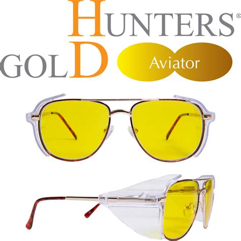 hunters hd gold advanced shooting lenses aviator