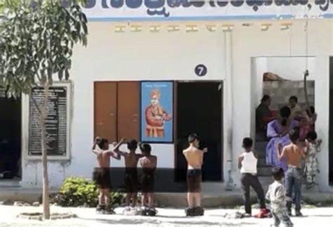 Andhra Pradesh Students Stripped Naked By Teacher For Coming Late To