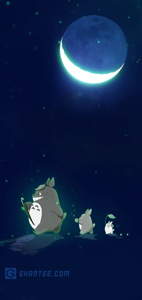 Cute Studio Ghibli Totoro Cartoon Wallpaper 2280x1080 Ghantee