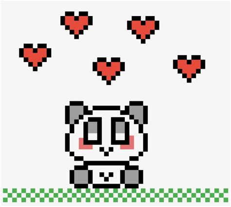 Panda Pixel Art Kawaii