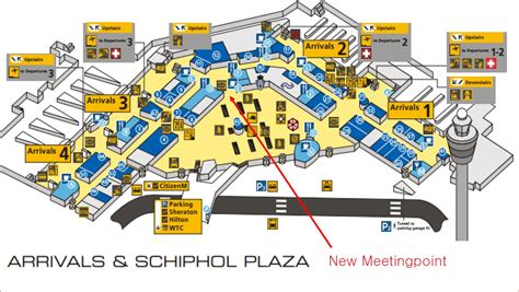 Schiphol Plaza Map