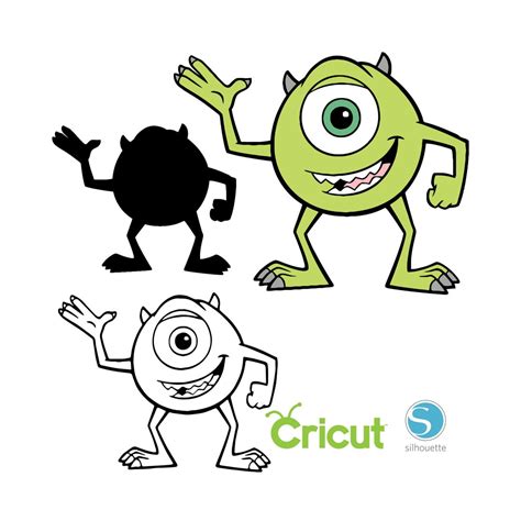 3 Mike Wazowski SVG Bundle SVG For Cricut And Silhouette Cutting
