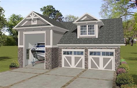 Plan 20129ga Craftsman Garage Apartment With Rv Garage Garage Plans