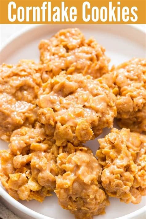 These Easy No Bake Cornflake Cookies Only Require 4 Main Ingredients