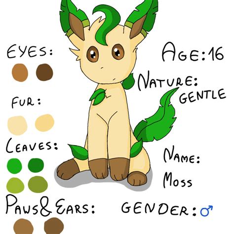Moss The Leafeon By Schnixer On Deviantart