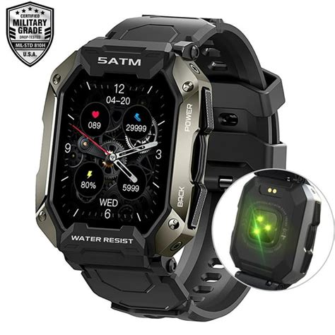 Military Smart Watches For Men 1 71 Hd Outdoor Sports Rugged