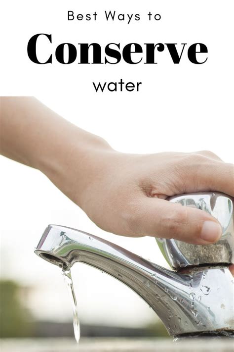 Best Ways To Conserve Water Ways To Conserve Water Water