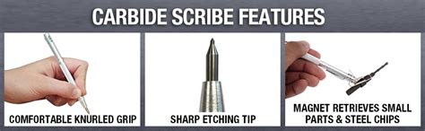 General Tools 88cm Tungsten Carbide Scribe And Magnet Home
