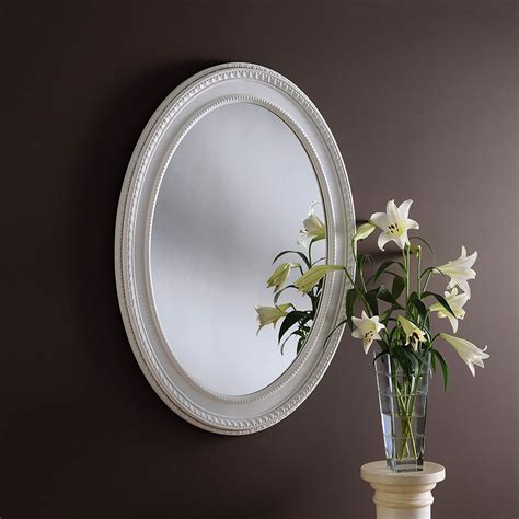 Large Oval Contemporary Mirror Wall Mirrors