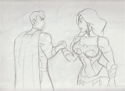 Justice League Superman N Wonder Woman By Qtcomics On Deviantart