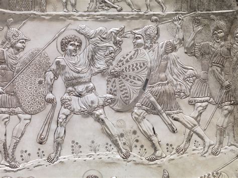 Plate With The Battle Of David And Goliath Work Of Art Heilbrunn