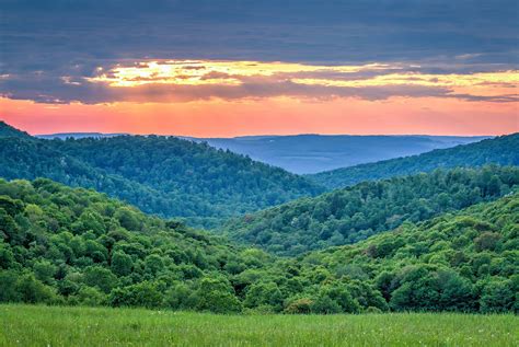 Wrapped Canvas West Virginia Almost Heaven Epic Sunset Etsy West Virginia West Virginia