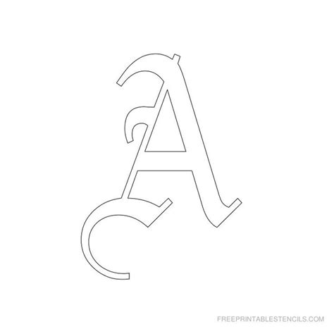 85 Best Images About Printable Letters And Large Font On Pinterest