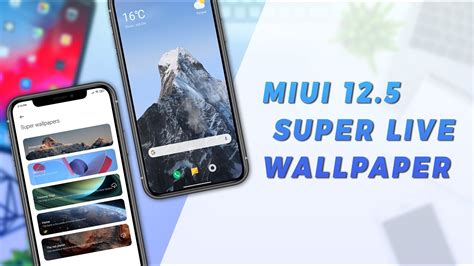 Miui 125 Super Wallpaper Geometry And Snow Mountain Install On Any