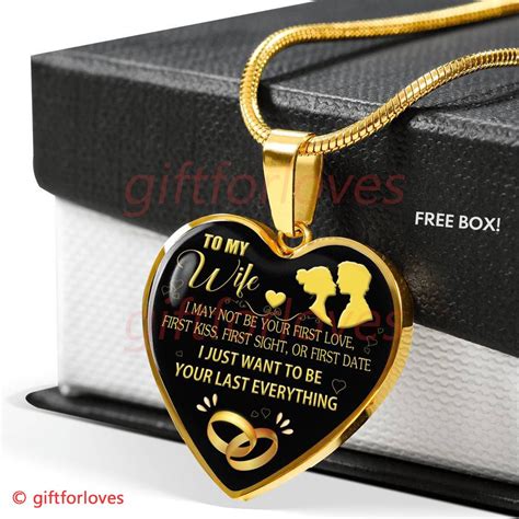 Best gift for girlfriend on first date. To My Wife Luxury Necklace: Best Gifts For Wife - 'I May ...