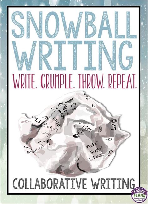 Snowball Writing Collaborative Writing Activity Presto Plans Creative Writing Classes